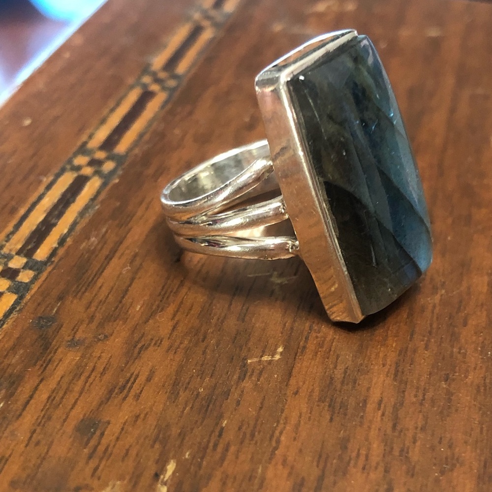 Sterling silver Laborite ring!